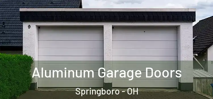  Aluminum Garage Doors Springboro - OH