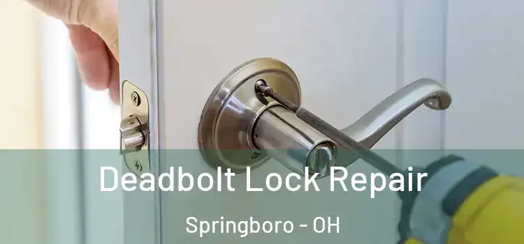  Deadbolt Lock Repair Springboro - OH
