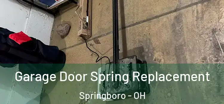  Garage Door Spring Replacement Springboro - OH