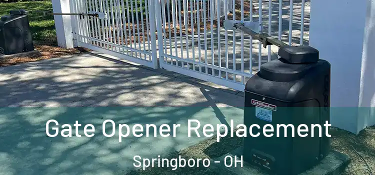 Gate Opener Replacement Springboro - OH