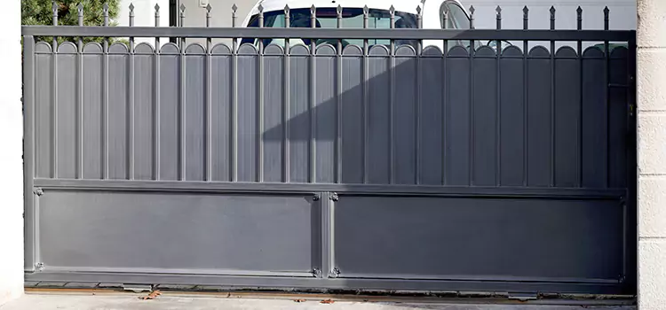 Metal Driveway Gate Installation Springboro